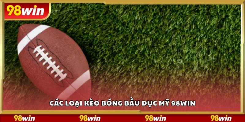 Khám phá các loại kèo bóng bầu dục Mỹ 98Win