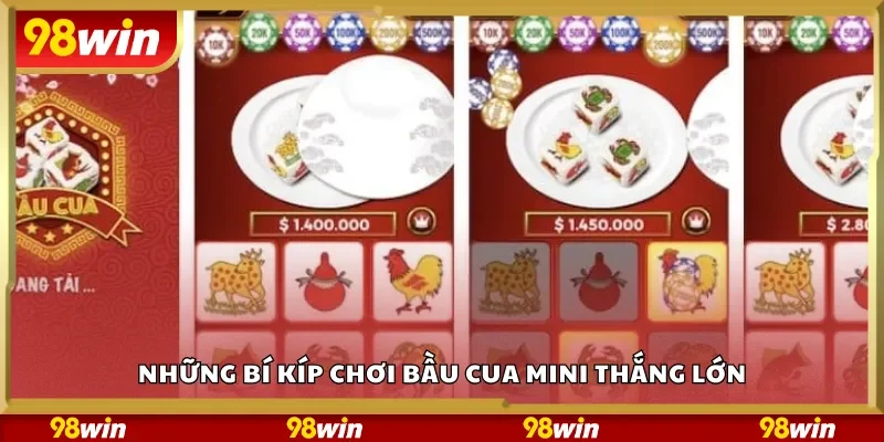 Những bí kíp chơi bầu cua mini thắng lớn